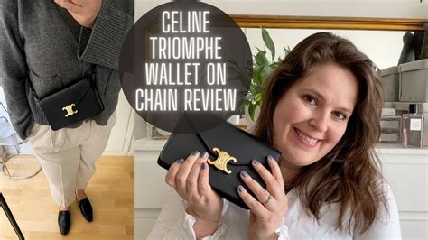 celine triomphe on chain review.